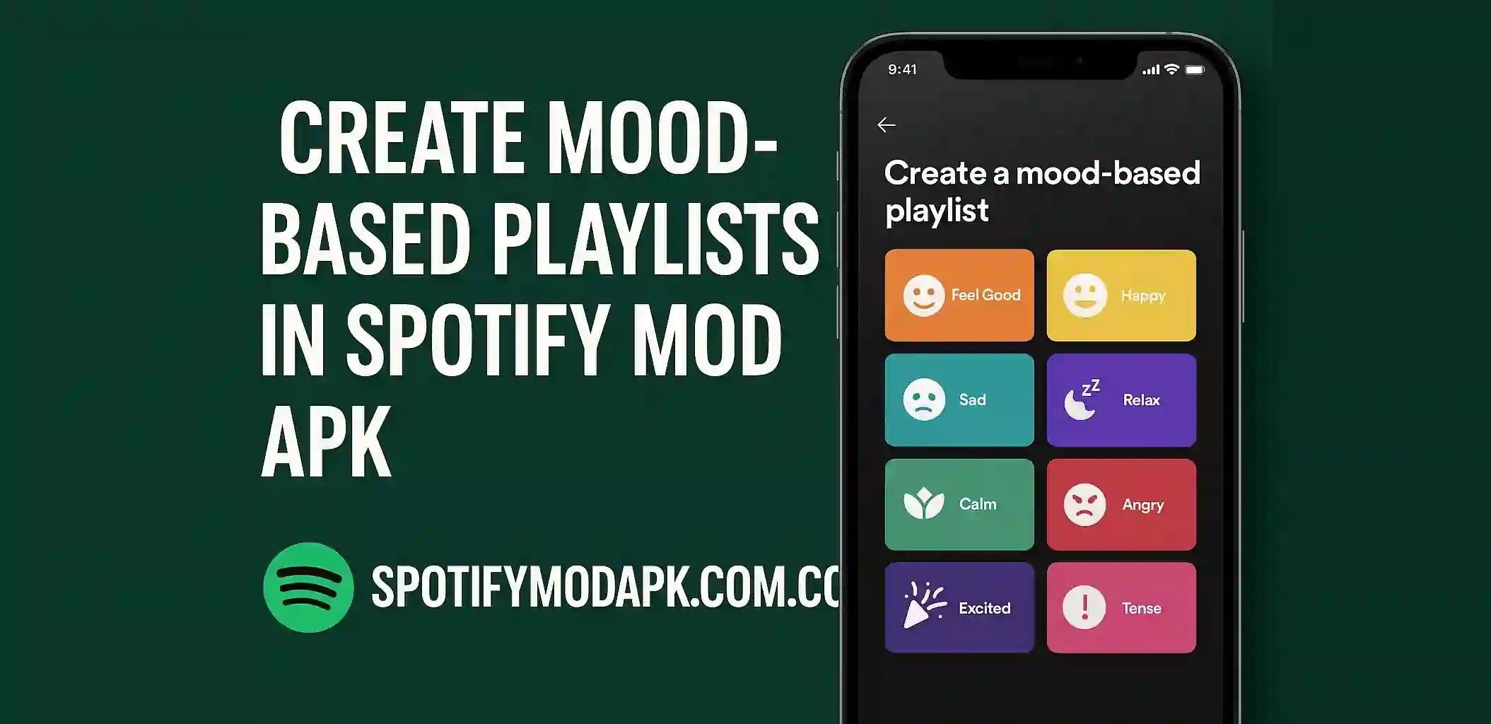 Create Mood-Based Playlists in Spotify Mod APK