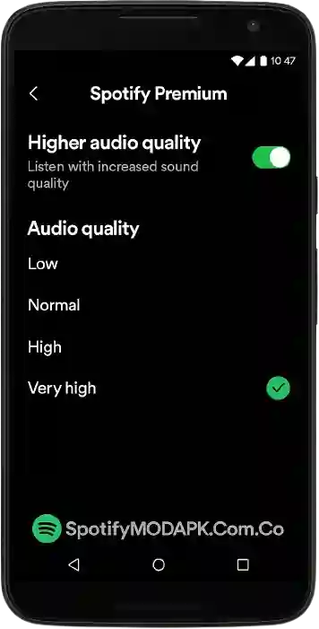 Mas Mataas na Kalidad ng Audio
