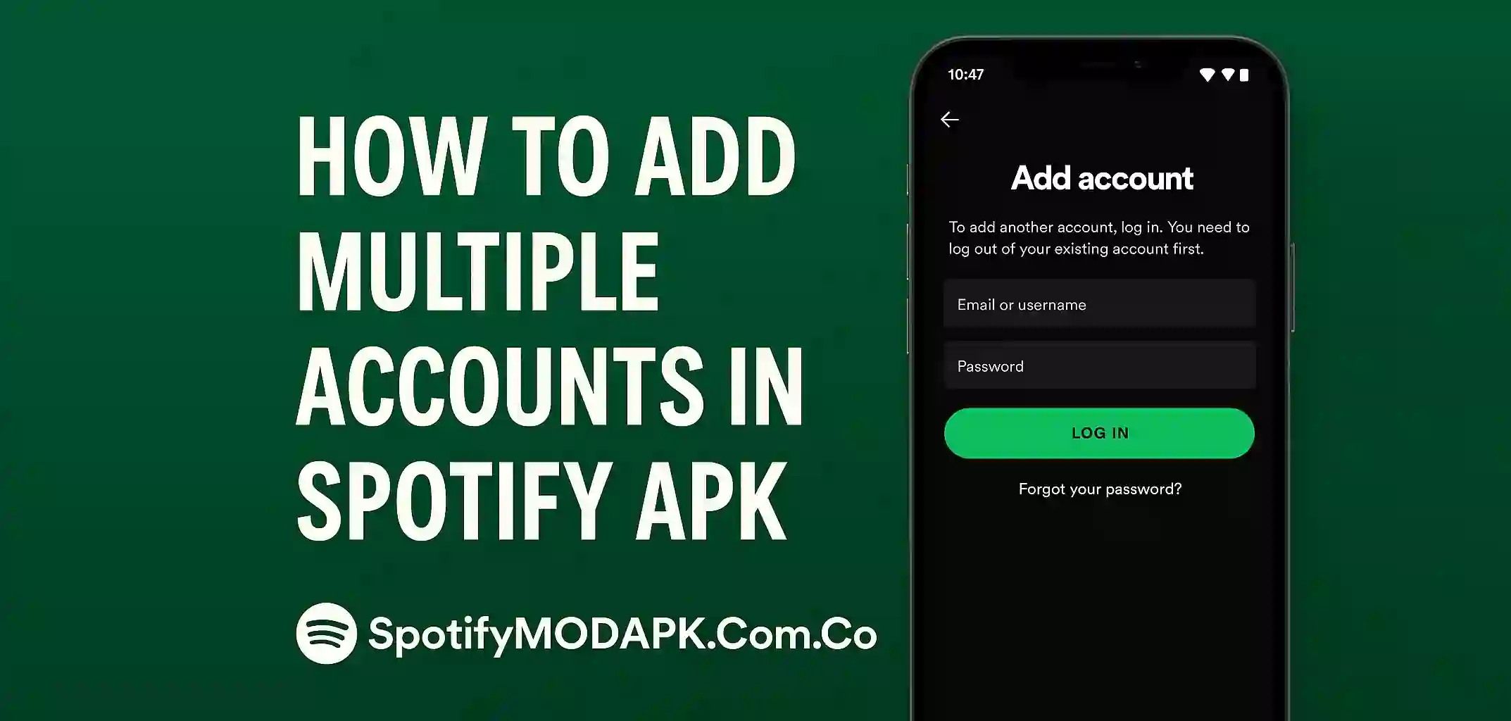 How to Add Multiple Accounts in Spotify MOD APK