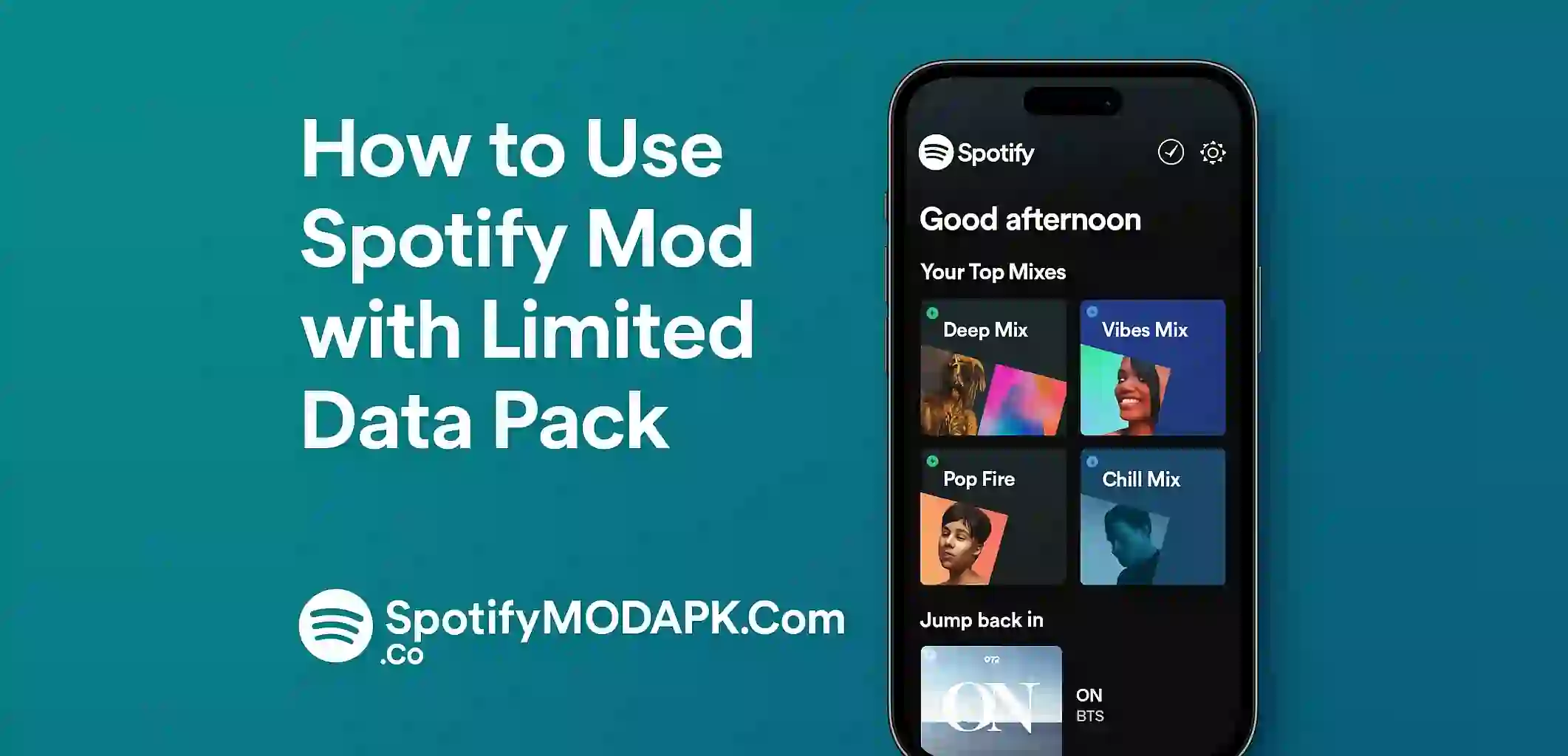 How to Use Spotify Mod with Limited Data Pack