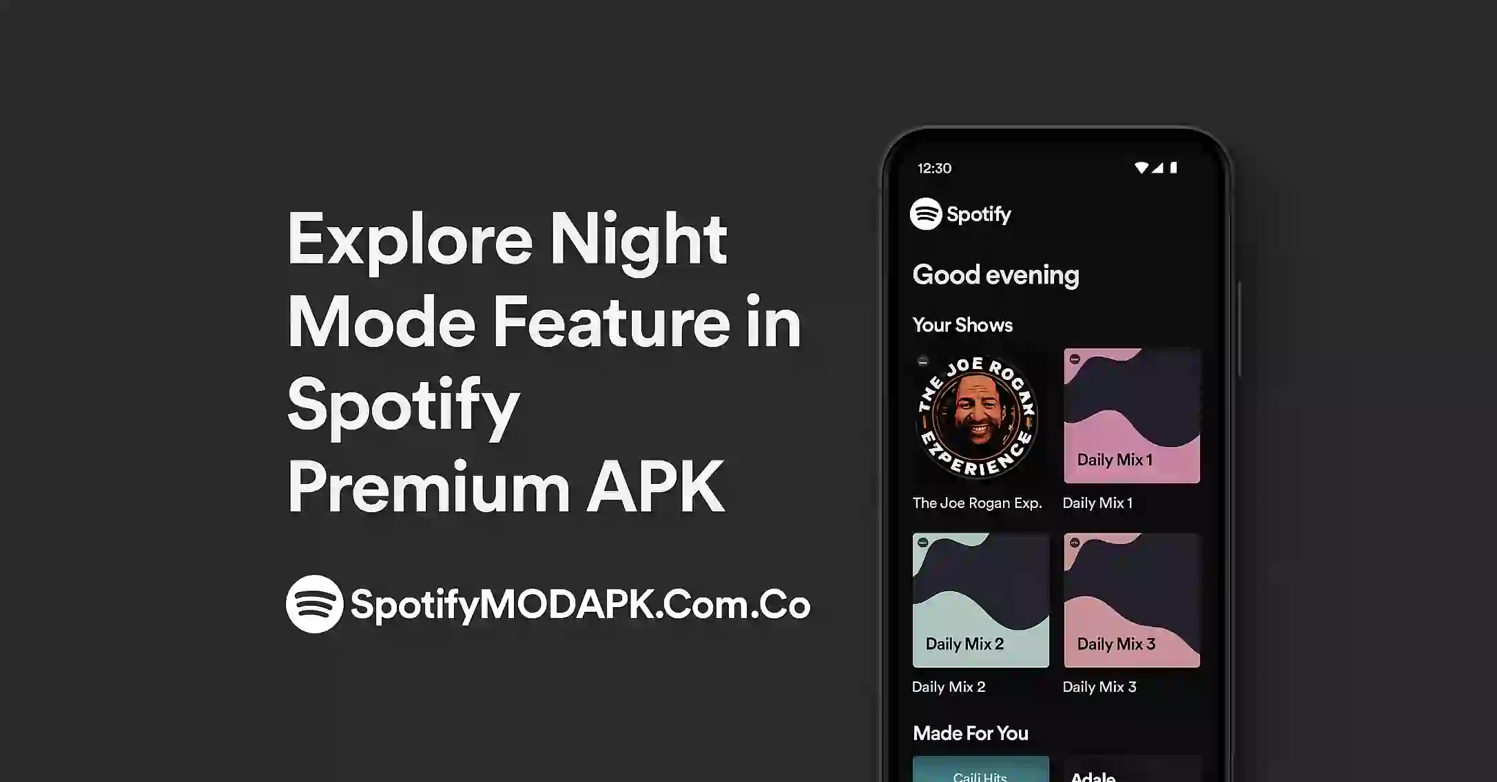 Explore Night Mode Feature in Spotify Premium APK