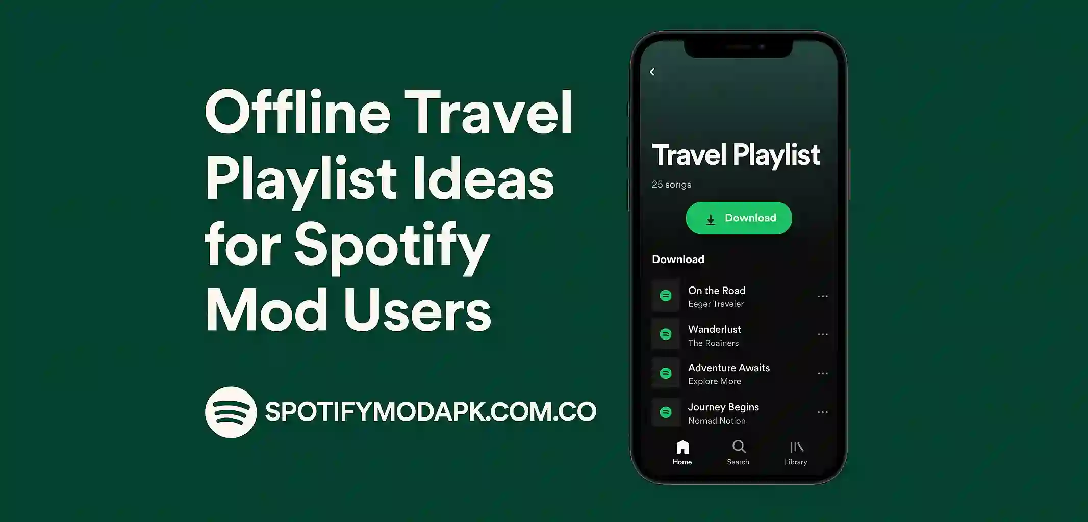 Offline Travel Playlist Ideas for Spotify Mod Users