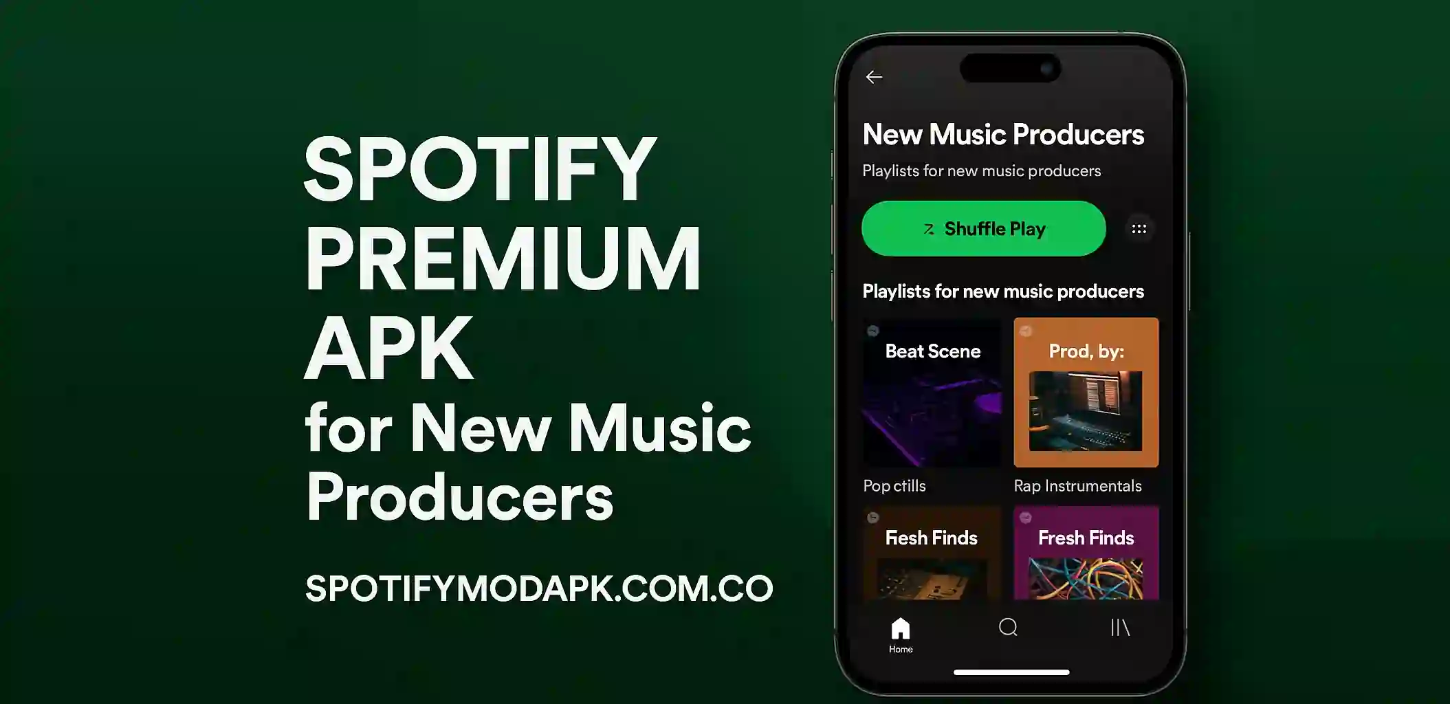 Spotify Premium APK for New Music Producers
