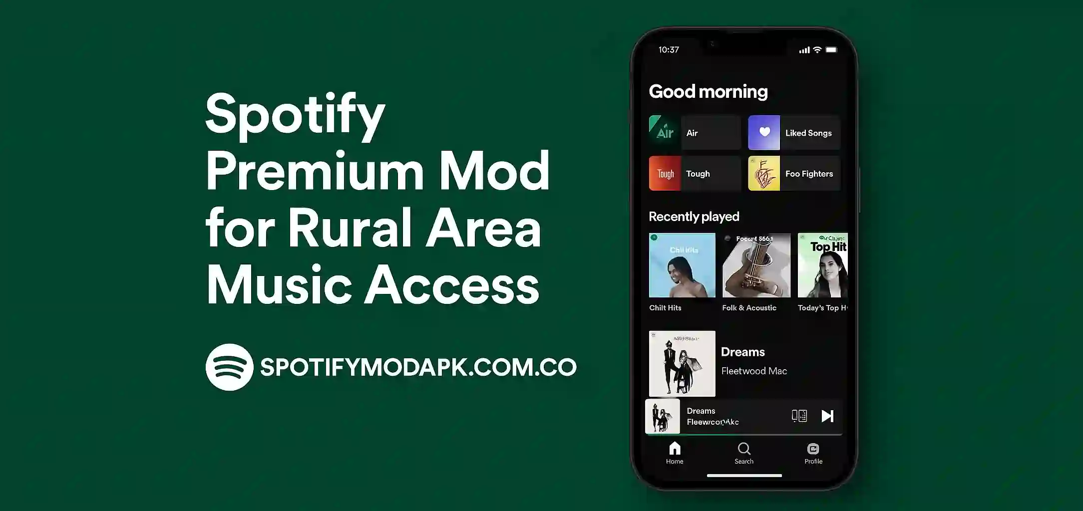 Spotify Premium Mod for Rural Area Music Access