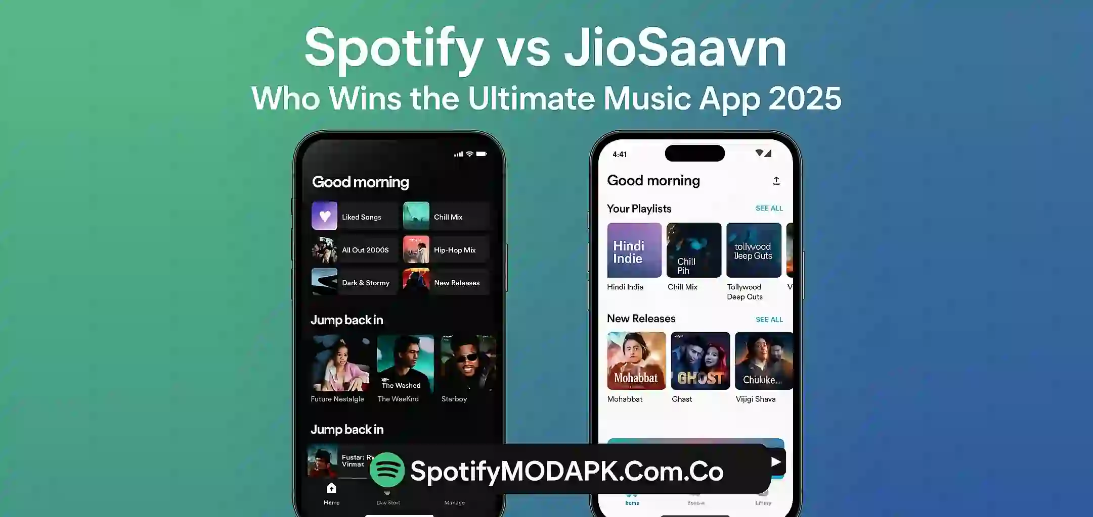 Spotify vs JioSaavn Who Wins the Ultimate Music App 2025